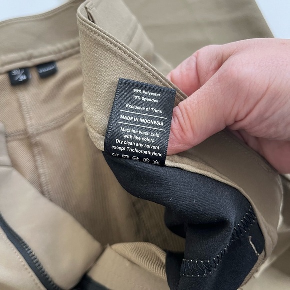 Public Rec Brown Straight Leg Pants Size 30 / 34 - Picture 3 of 12